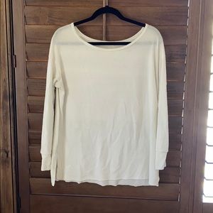 Plain white cozy shirt